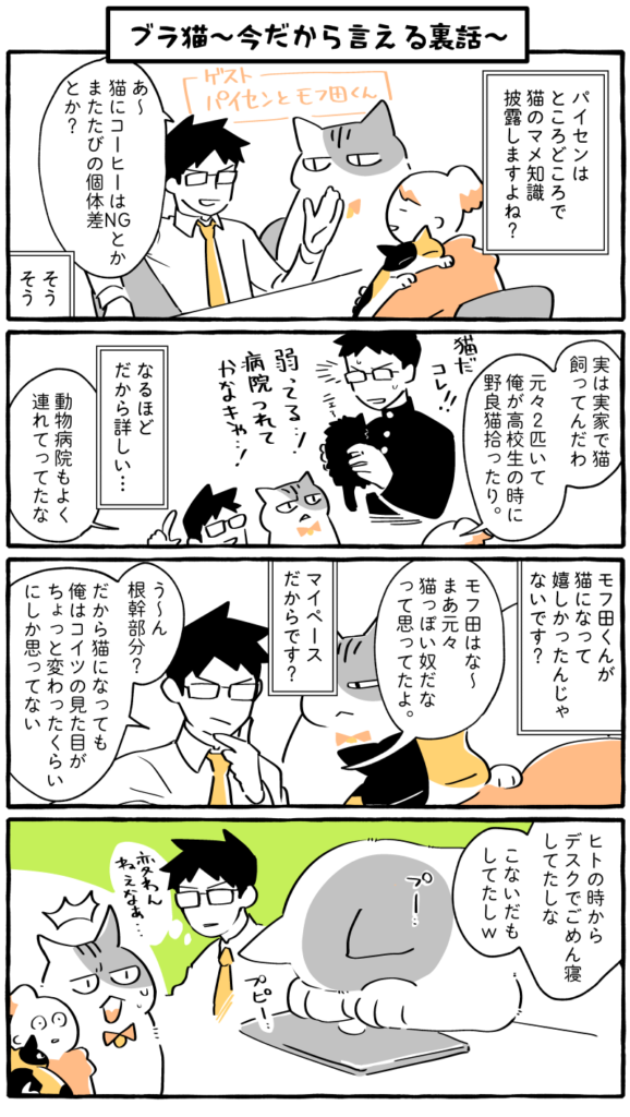 ブラック企業の社員が猫になって人生が変わった話 2話 清水めりぃのねこくつlog