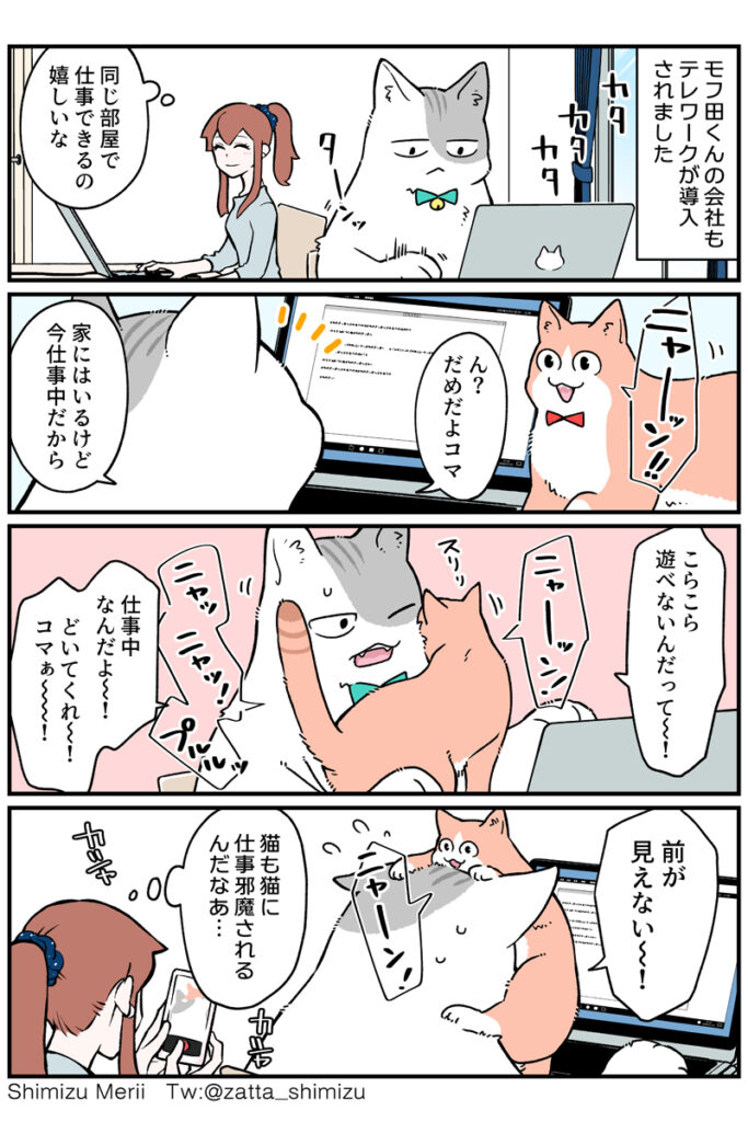 ブラック企業の社員が猫になって人生が変わった話 24話 清水めりぃのねこくつlog
